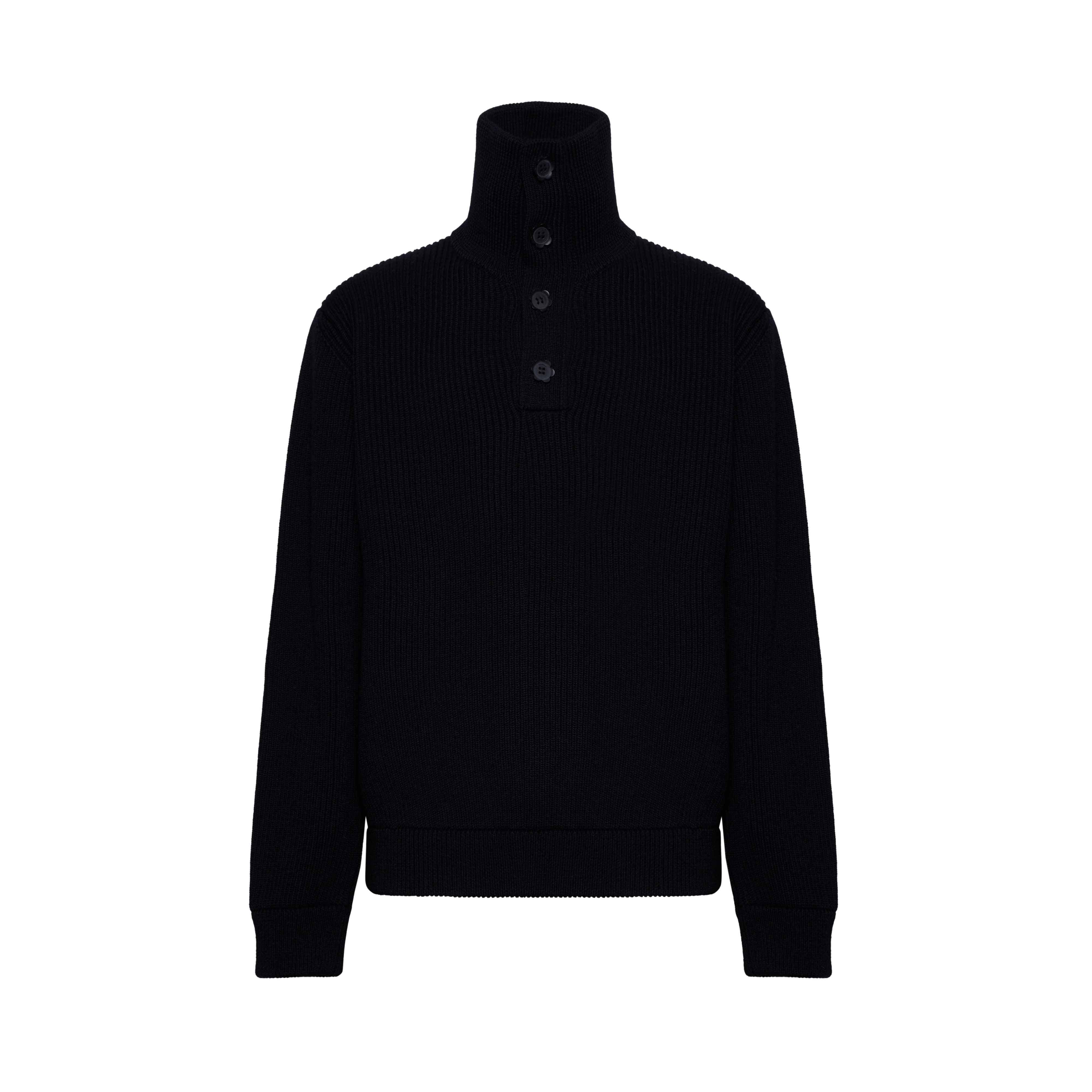 FORMA - Forma Buttons Rib Knit Sweater