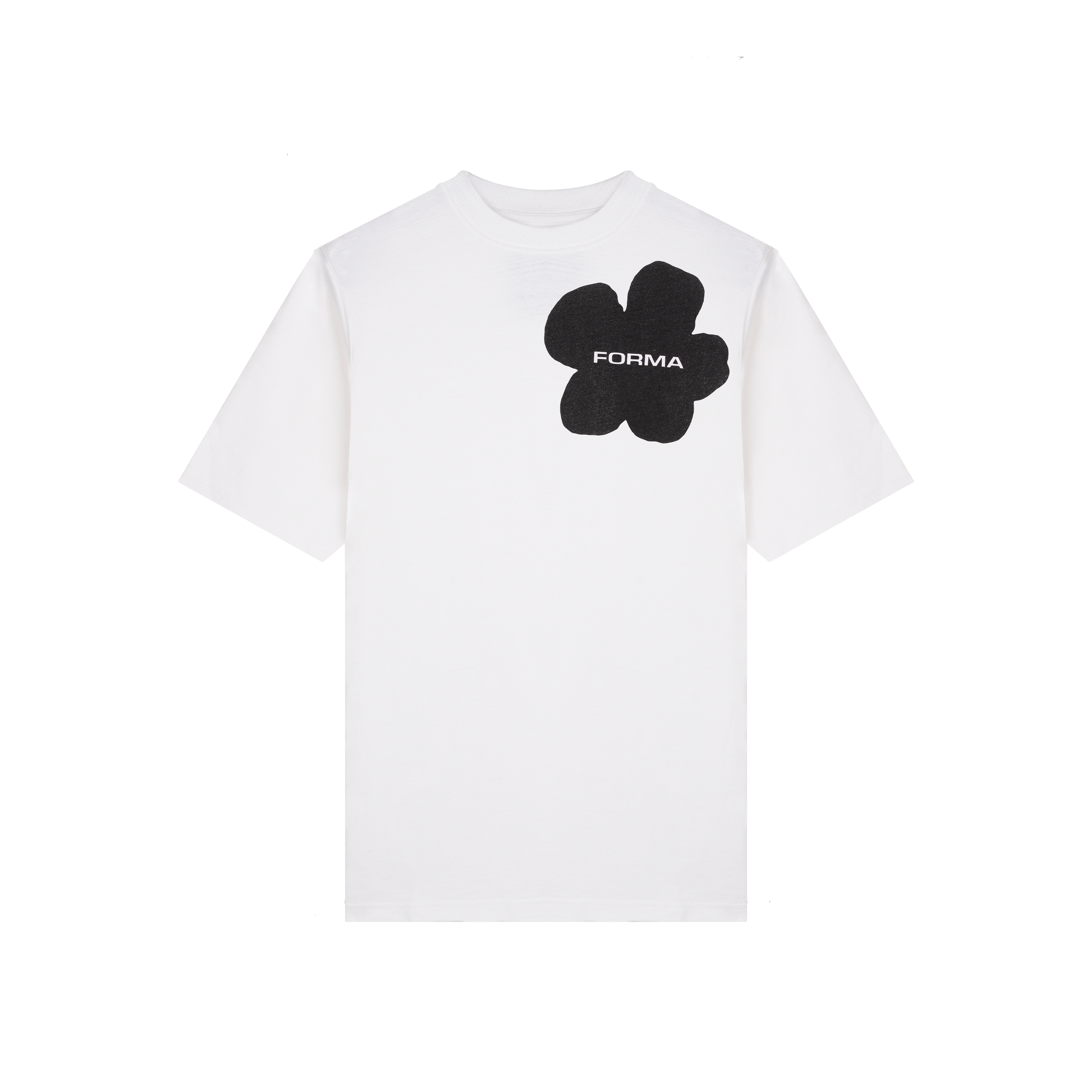 Forma Black flower print T-shirt