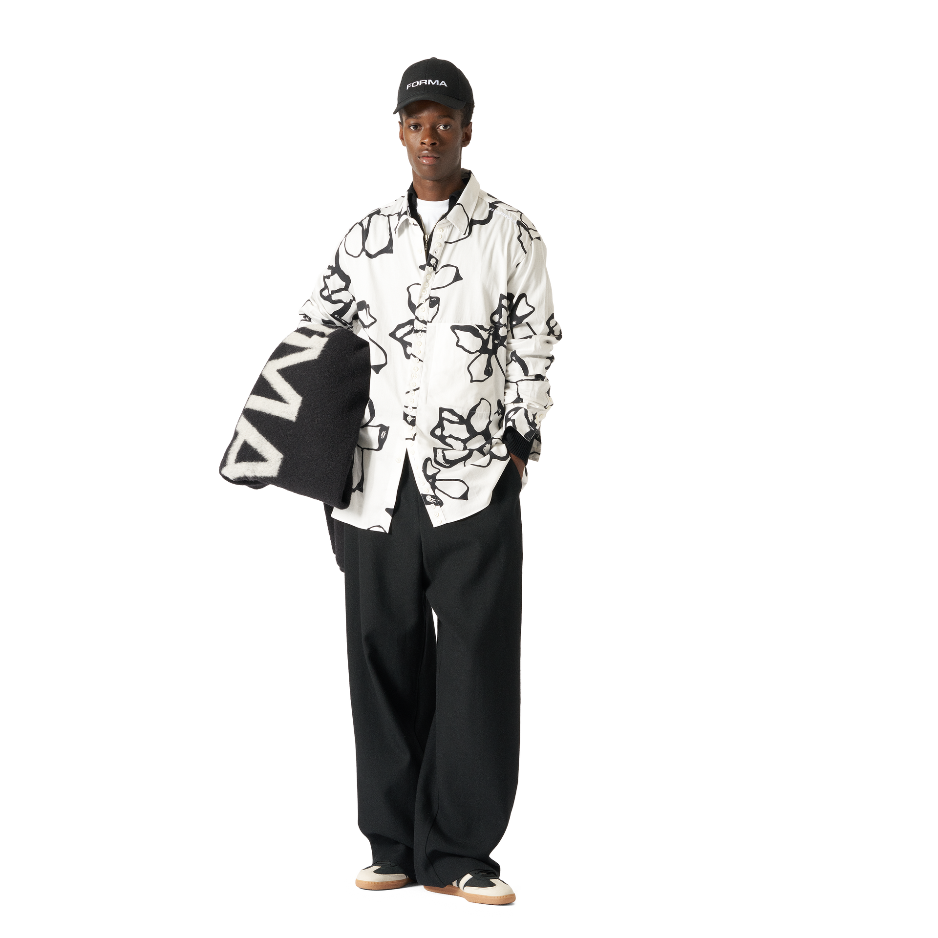 Forma SS FLOWER AOP ZIP SHIRT KIOSQUE CC(Forma Flower AOP Forma SS FLOWER AOP ZIP SHIRT KIOSQUE CC(Forma Flower AOP