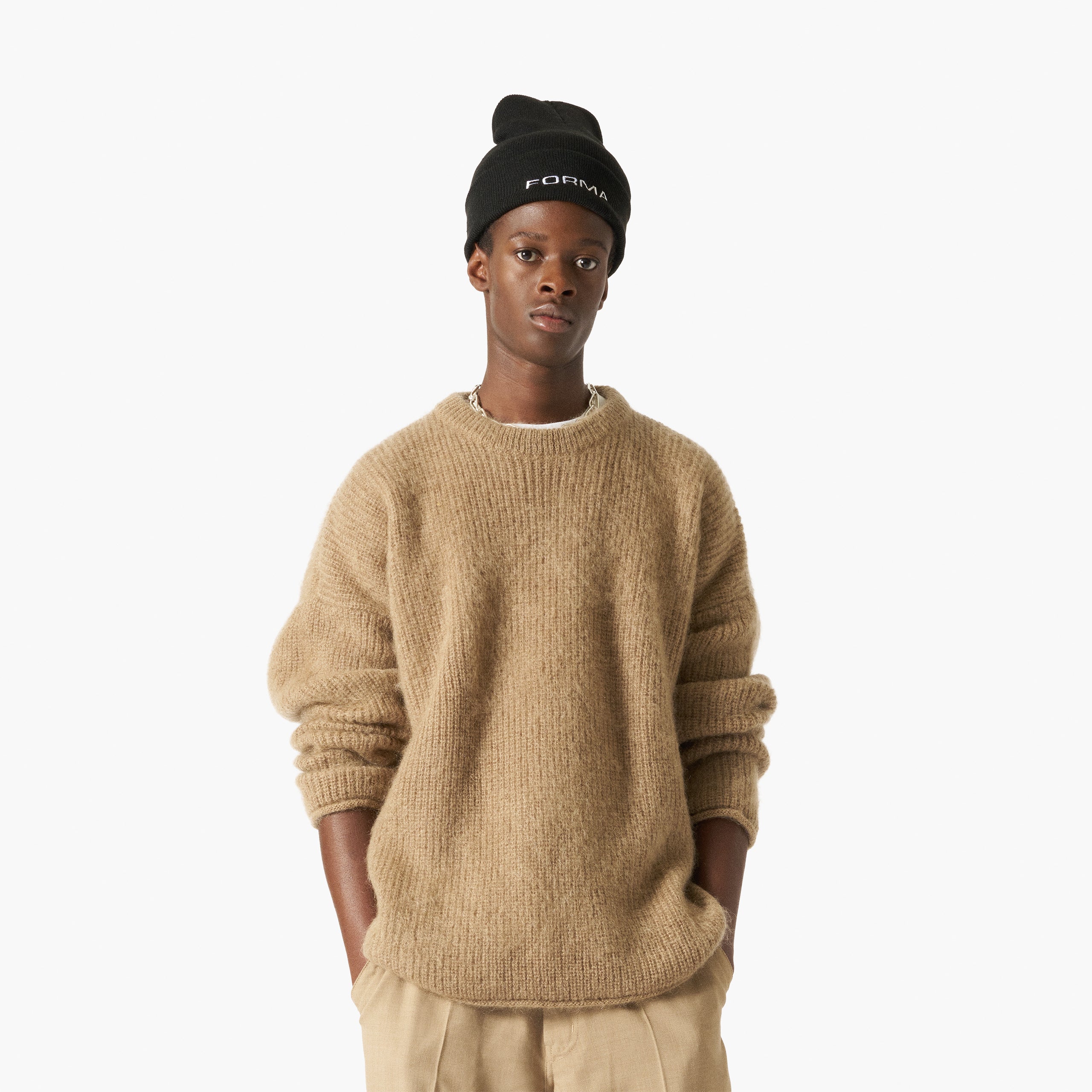 Forma Knit Mohair Crewneck