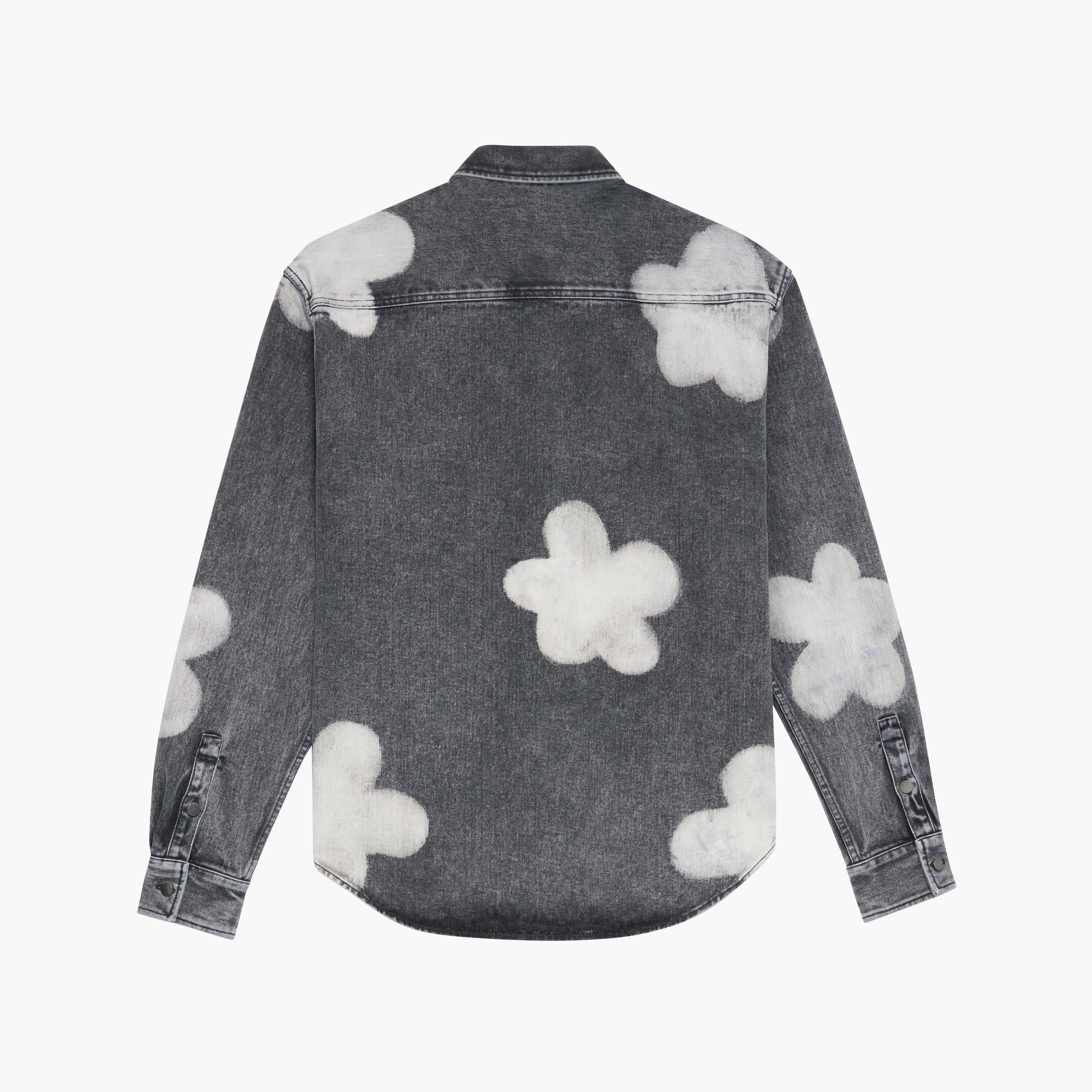 Forma Bleached Flower Denim Shirt