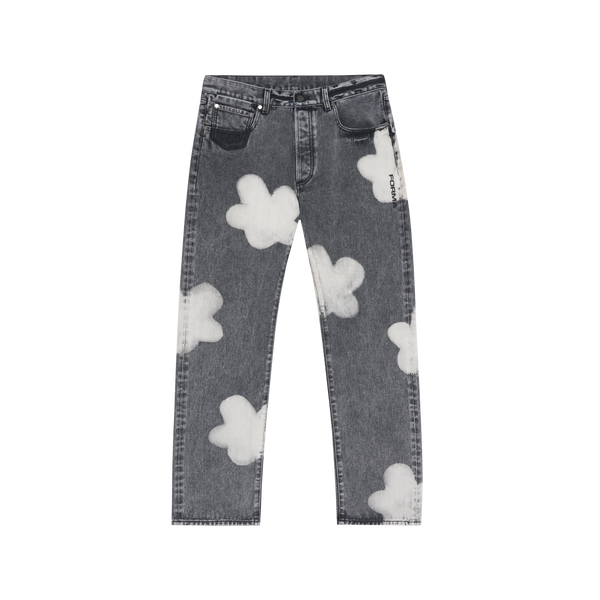 [YOUHEE]FLOWER PATTERN DENIM PANTS/追跡付 YOUHEE]FLOWER PATTERN DENIM PANTS/追跡付 (YOUHEE/パンツ