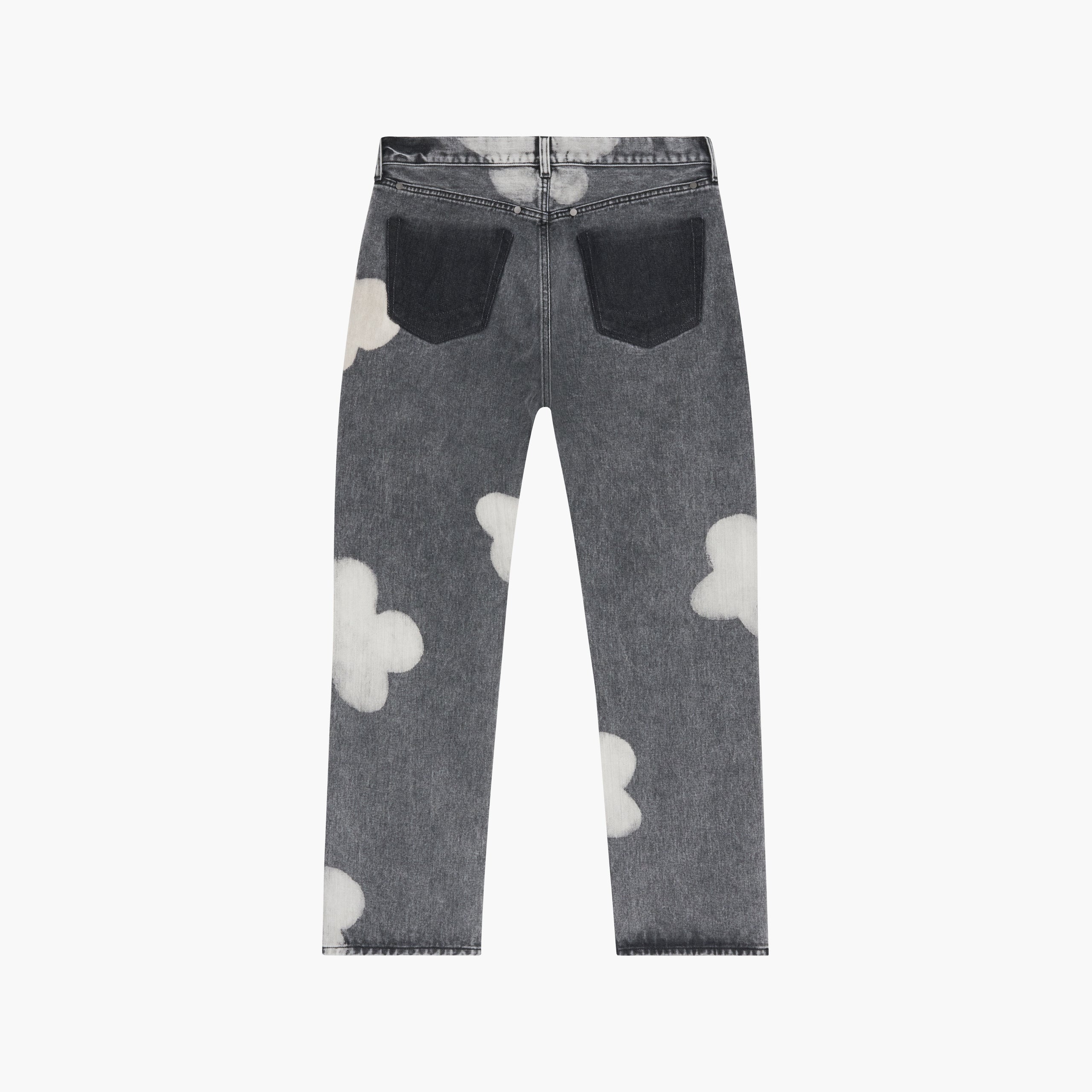 Forma Bleached Flower Denim Pants