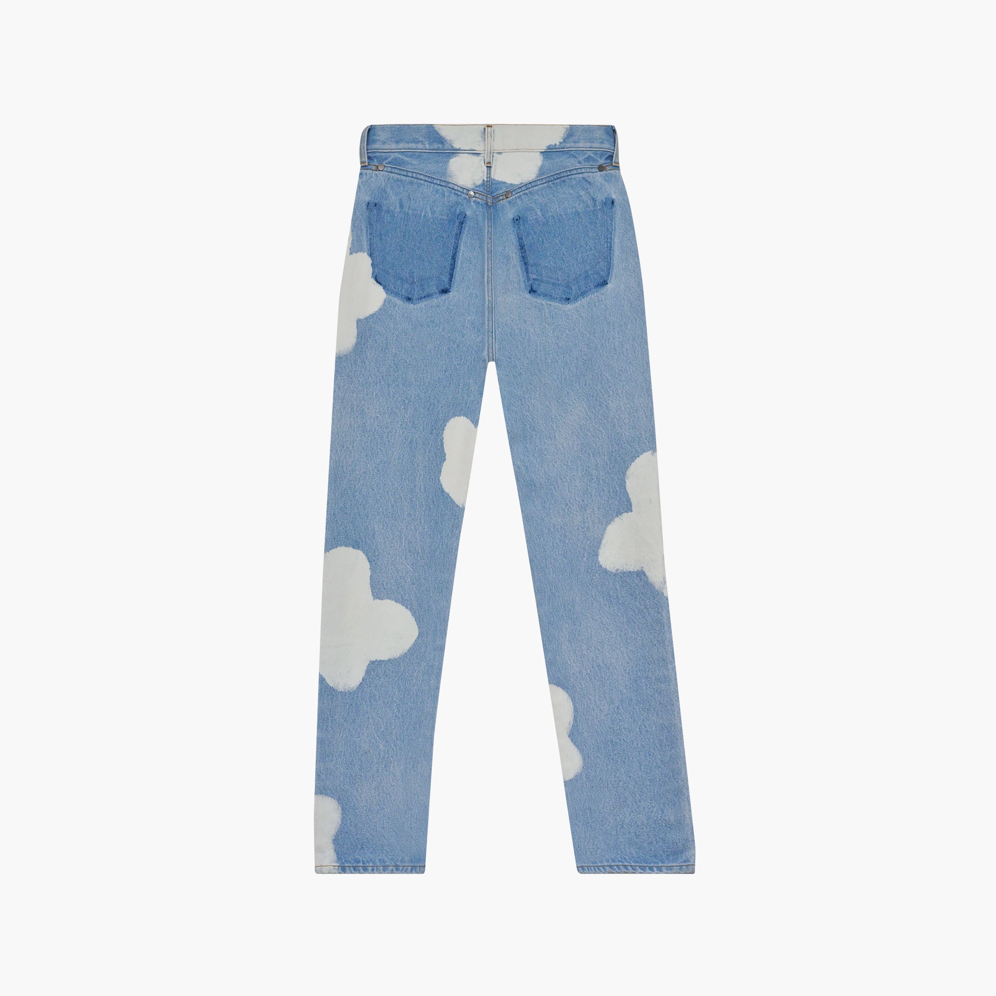 Forma Bleached Flowers 6 Pockets Denim