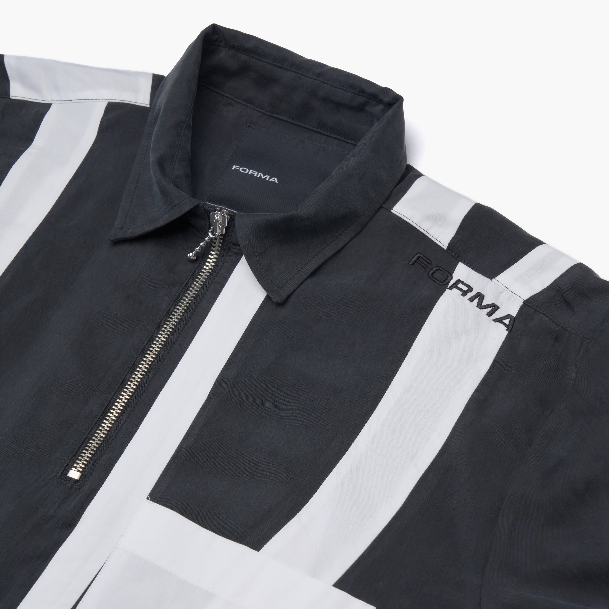 Forma wavy stripes Zip Shirt