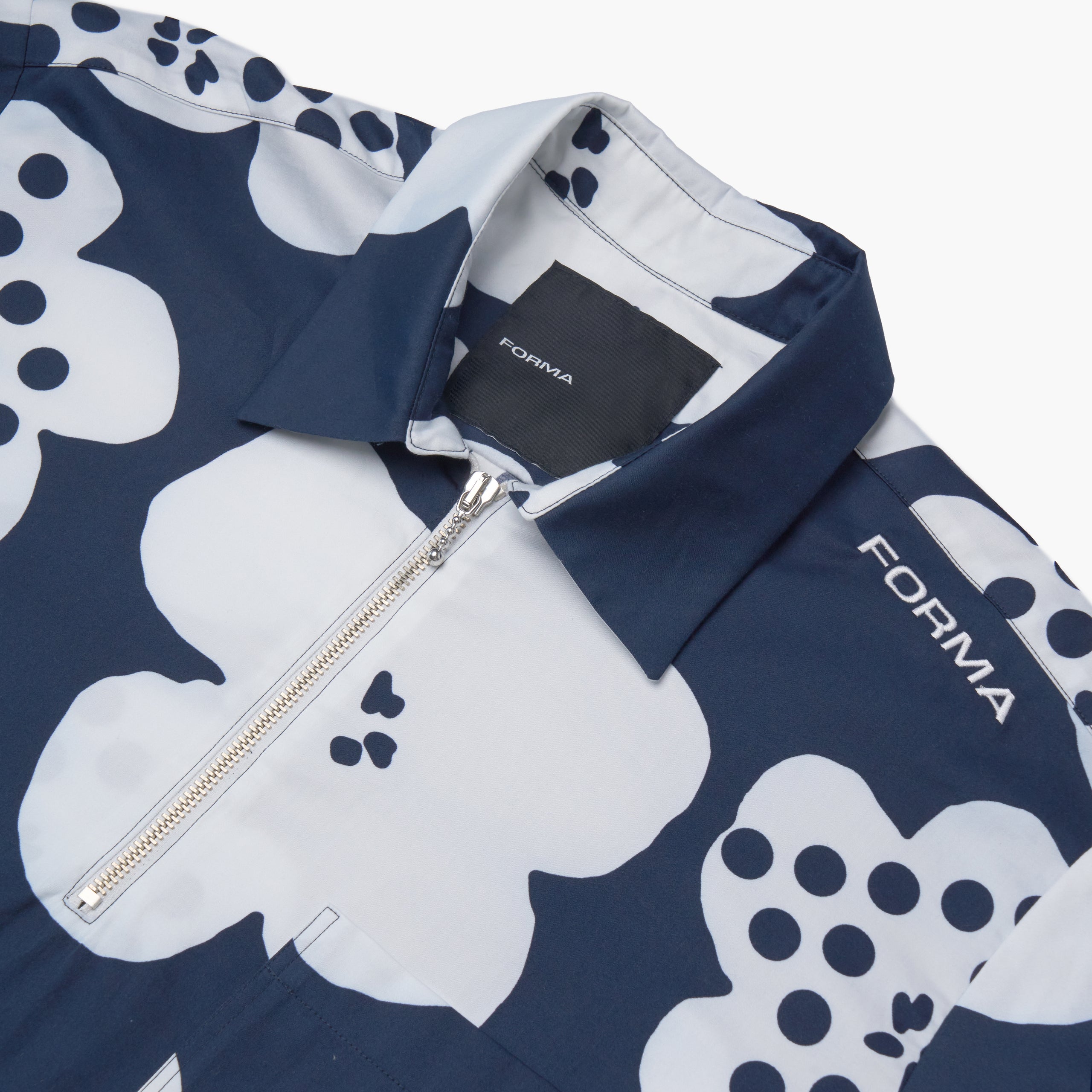 Forma Flower AOP Zip Shirt