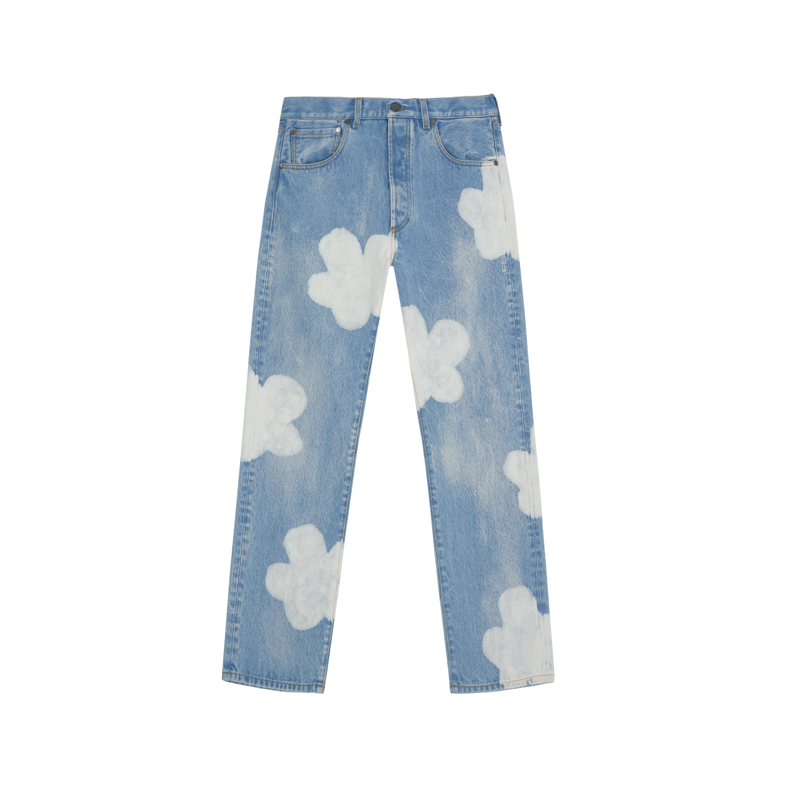 Forma Bleached Flowers 6 Pockets Denim