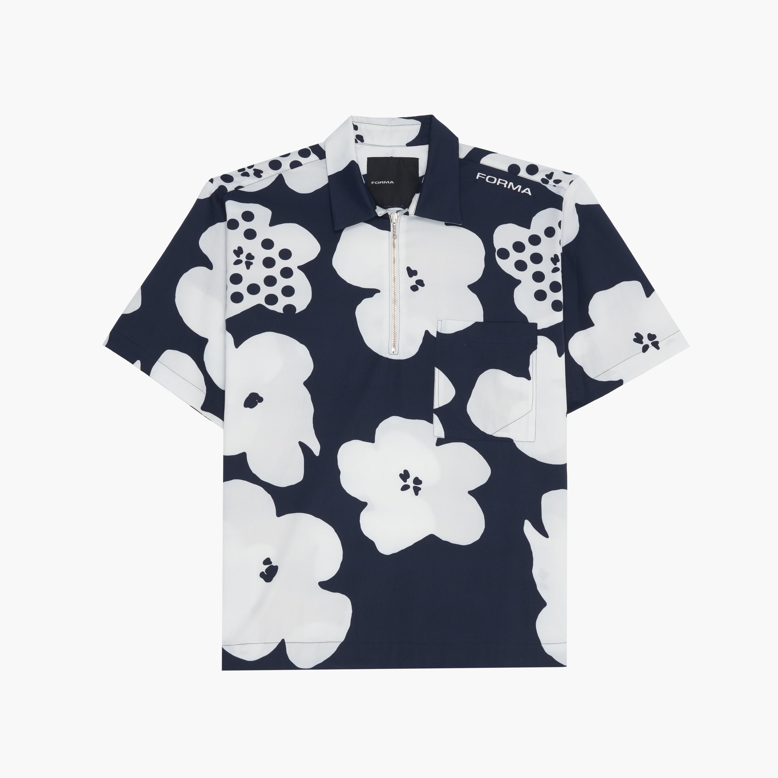 Forma Flower AOP Zip Shirt