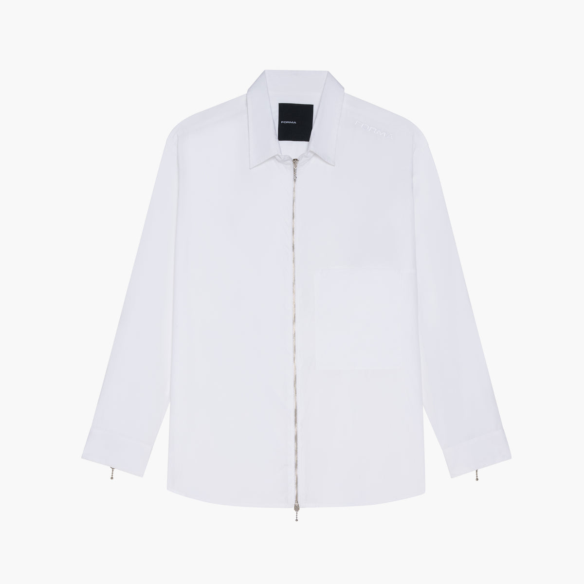 FORMA ZIP-UP LS POCKET SHIRT *