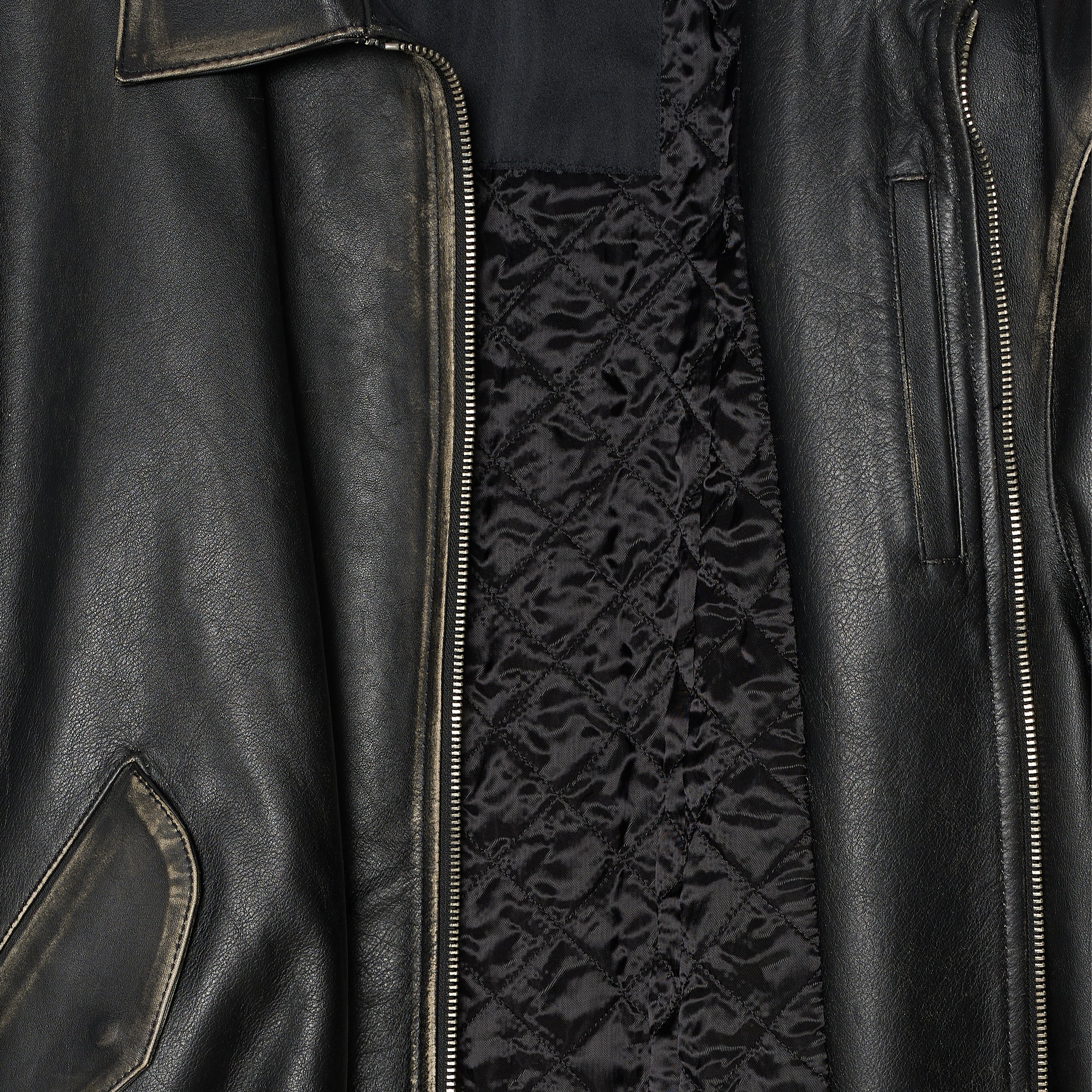 Forma Flower Leather Bomber