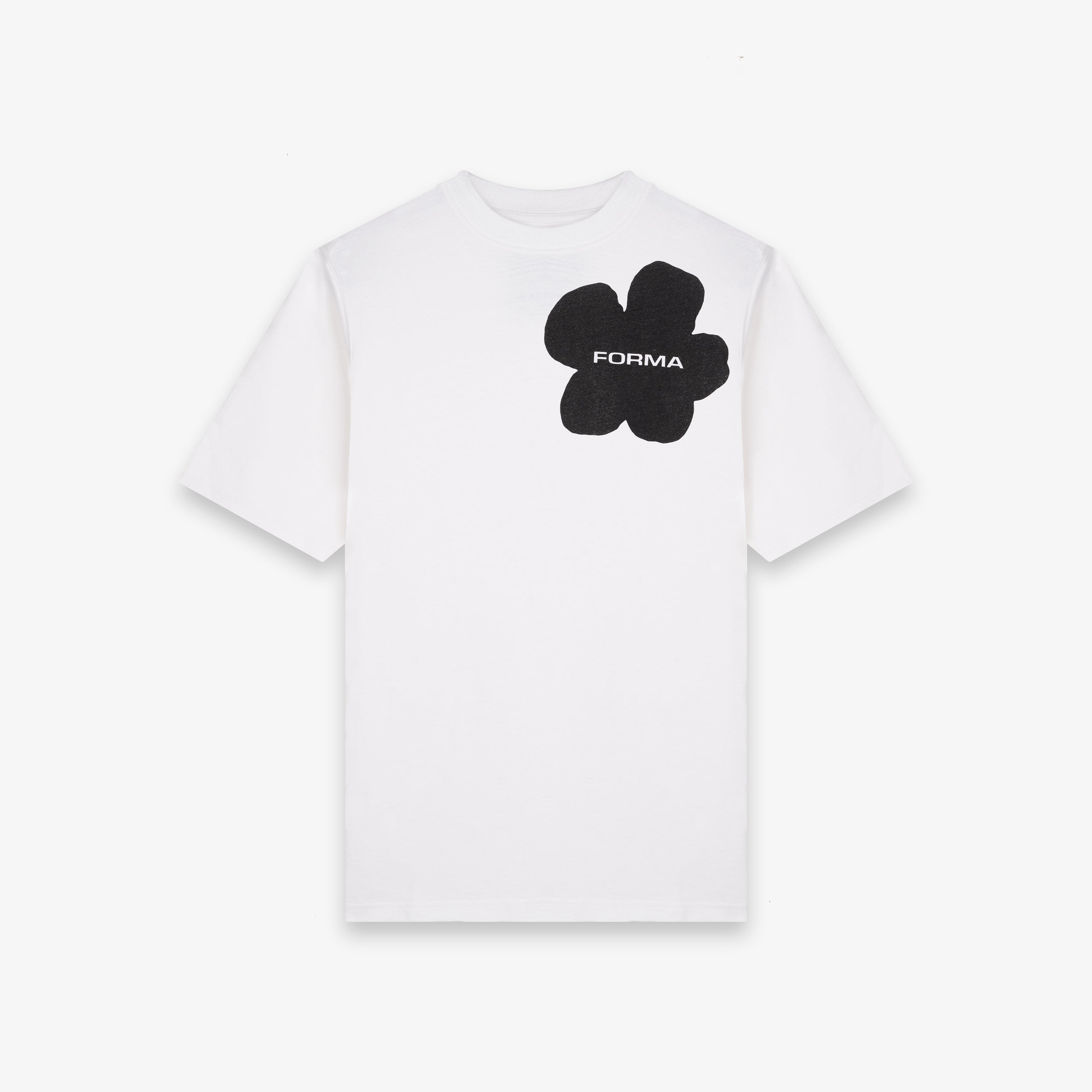 Forma Black flower print T-shirt