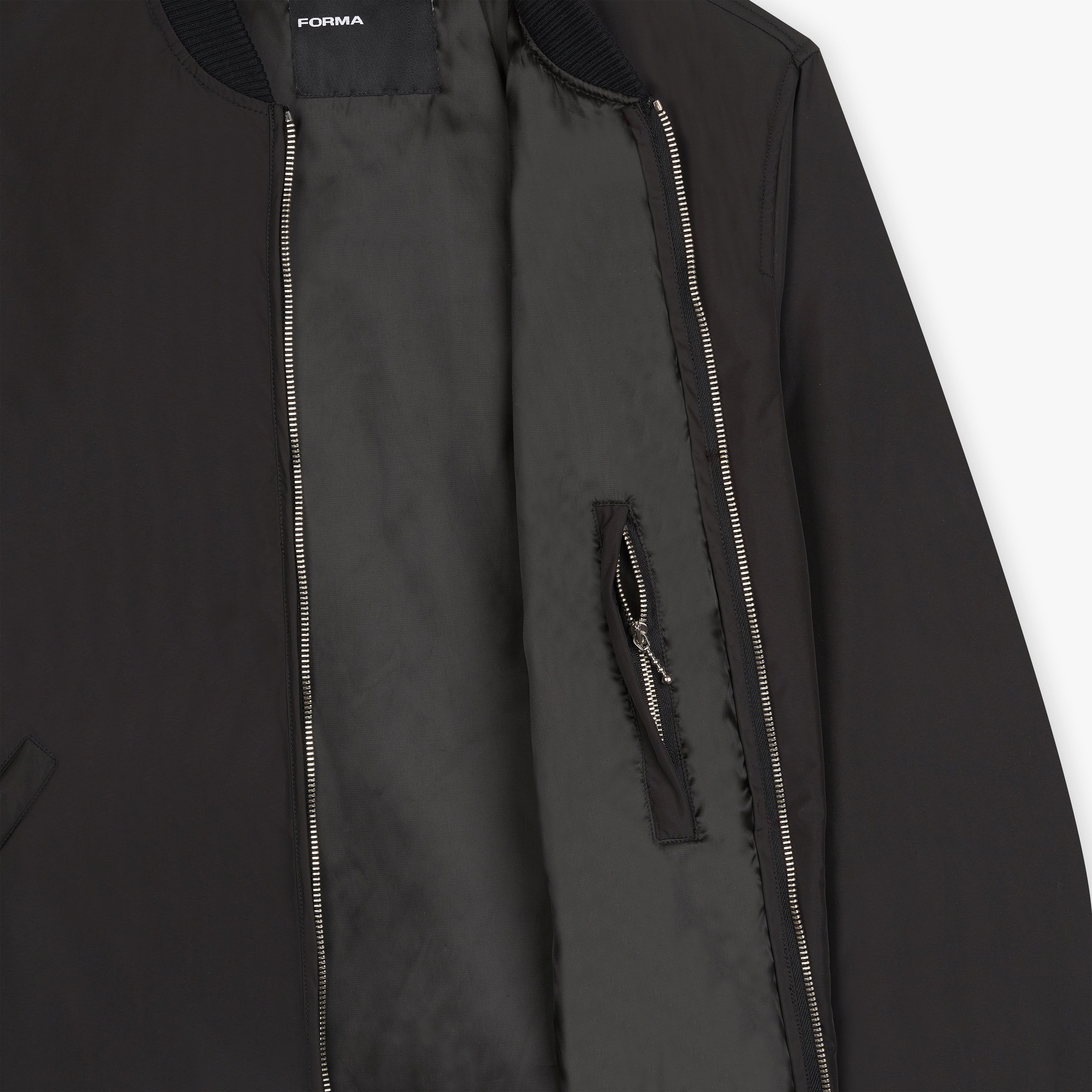 Forma bomber jacket black