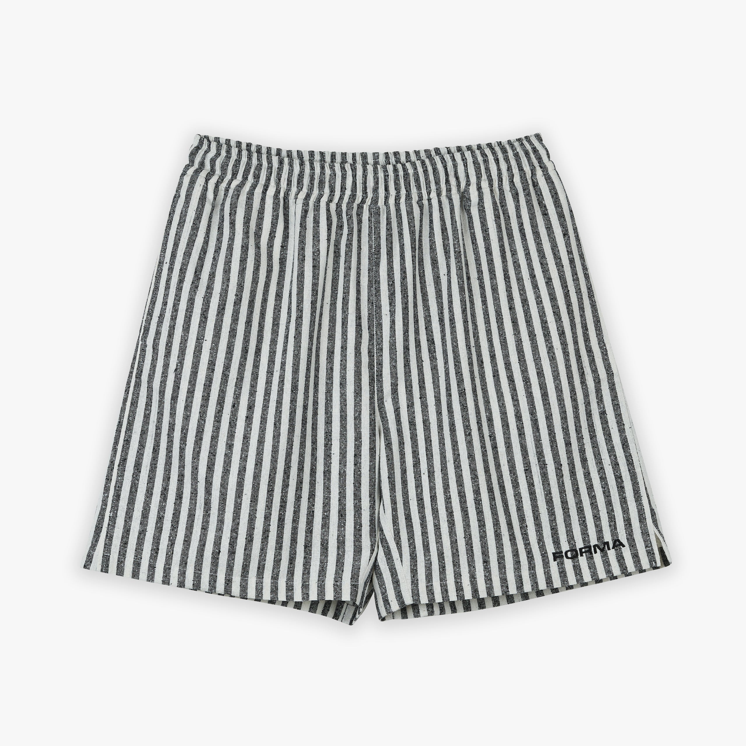 Forma striped silk shorts