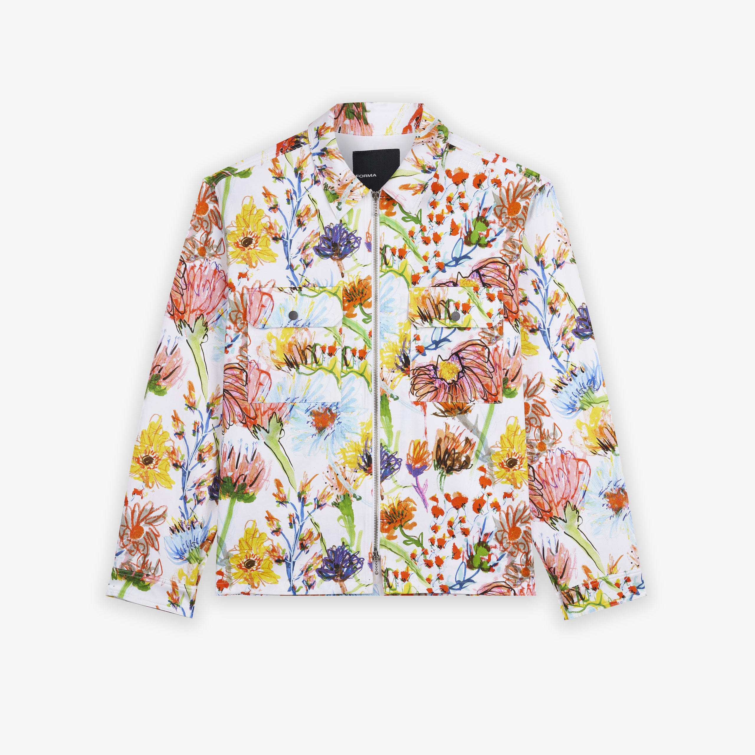 Forma zip jacket florals