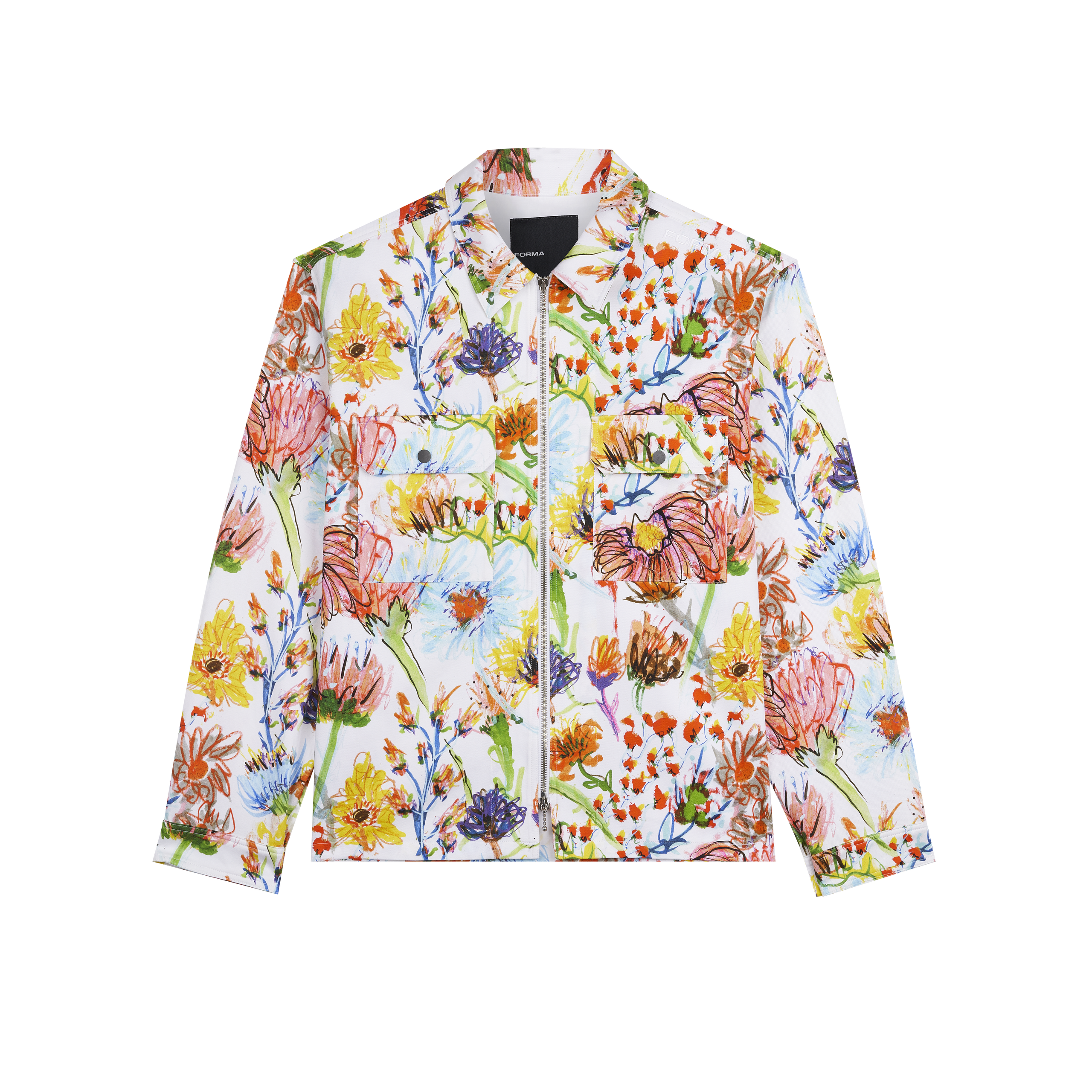 Forma zip jacket florals